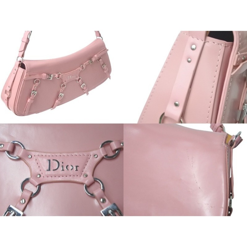 Dior Christian handbag patent pink era Galliano leather - Picture 4 of 10